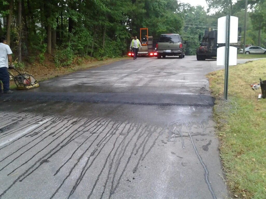 Gas station handicap parking